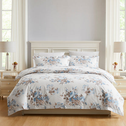 Rosemore Truffle Quilt Cover Set by Laura Ashley