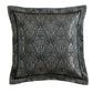 Valencia Emerald Square Cushion Pillowcase by Davinci