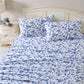 Emelisa Porcelain Blue Flannelette Sheet Set by Laura Ashley