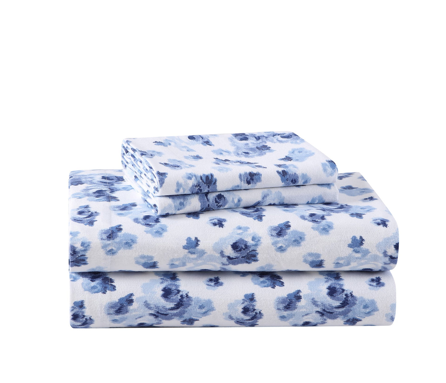 Emelisa Porcelain Blue Flannelette Sheet Set by Laura Ashley