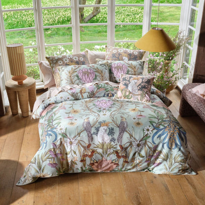 Victoria Mist Quilt Cover Set by Linen House