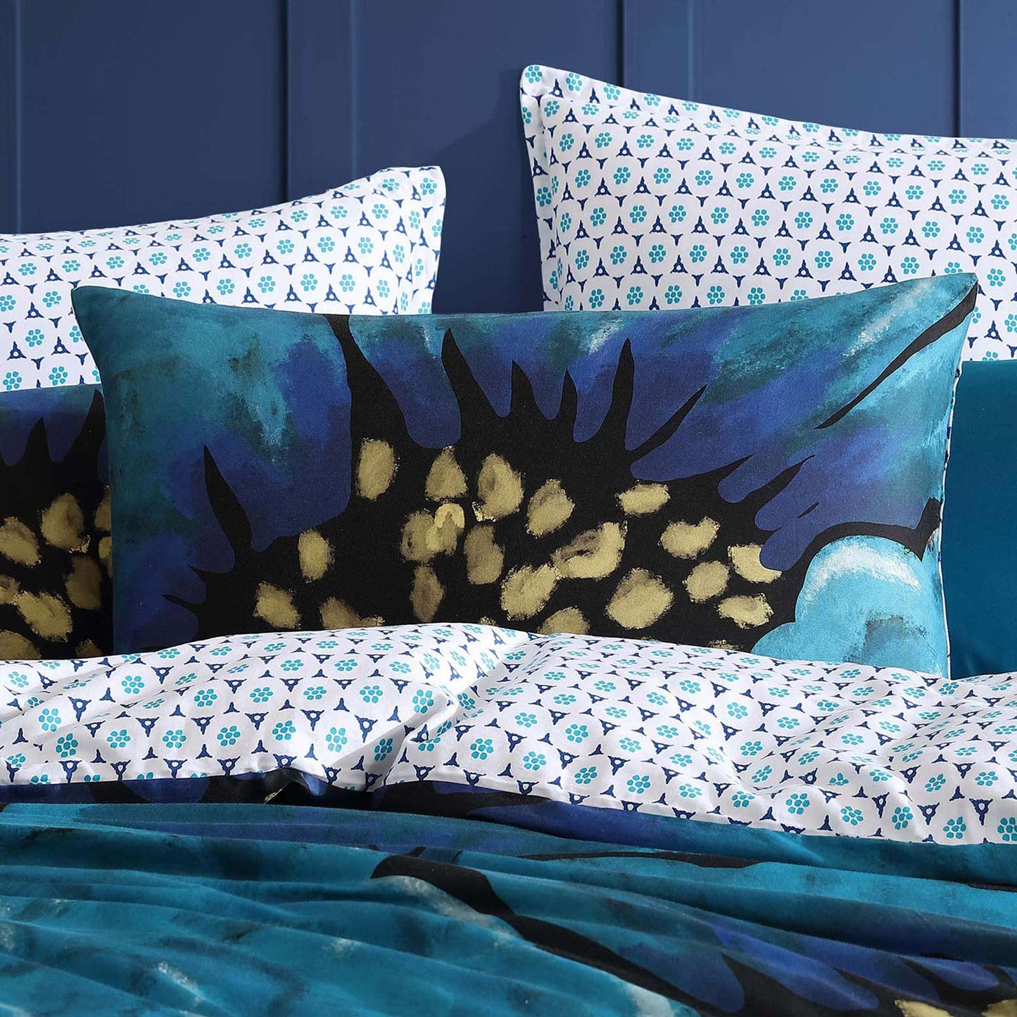 Avalon Blue Quilt Cover Set by Logan and Mason