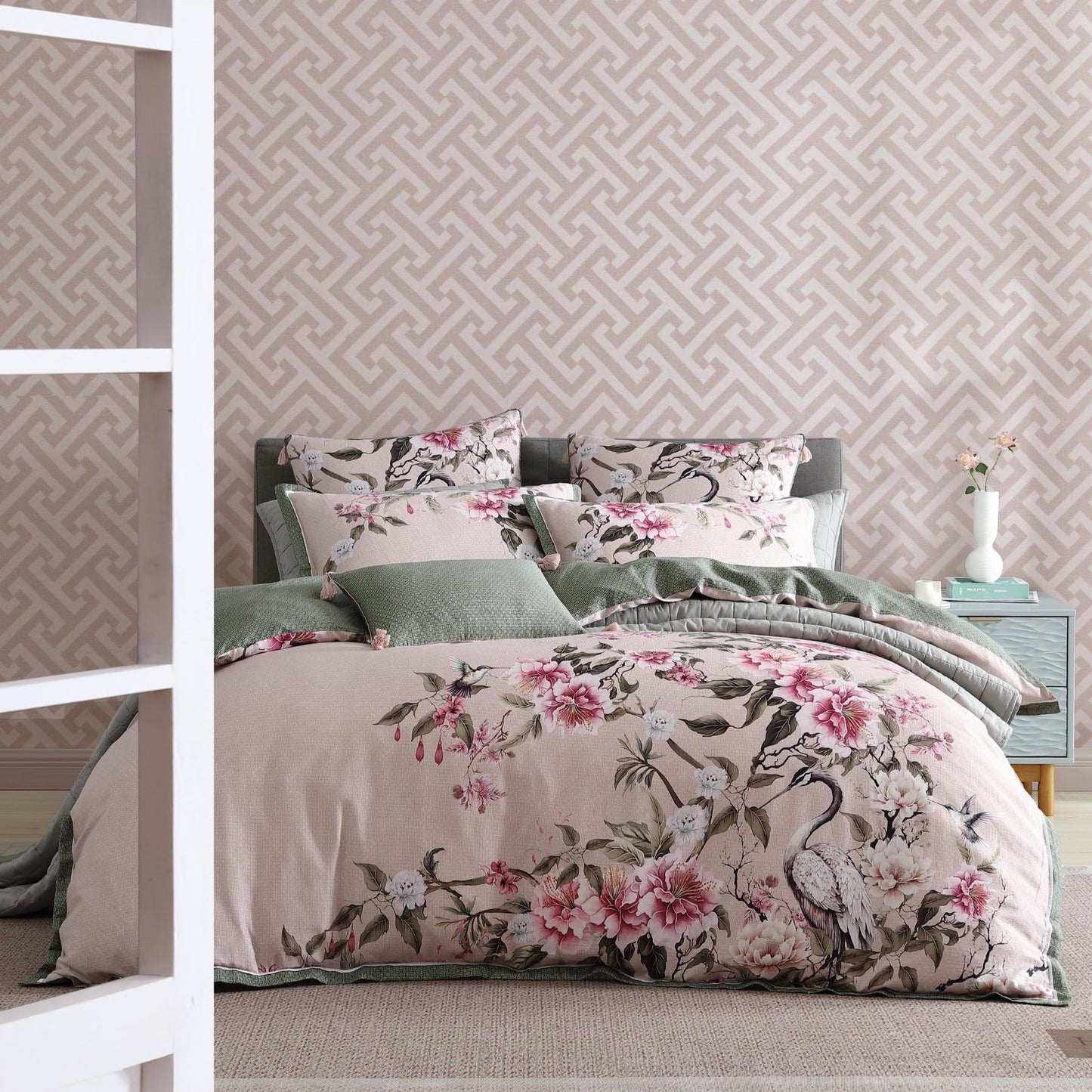 Lisha Rose Quilt Cover Set by Logan and Mason