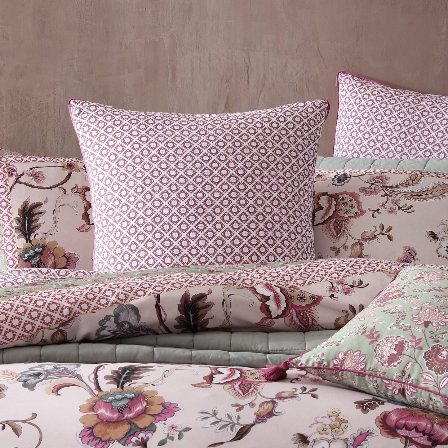 Lorelai Rose European Pillowcase by Logan and Mason