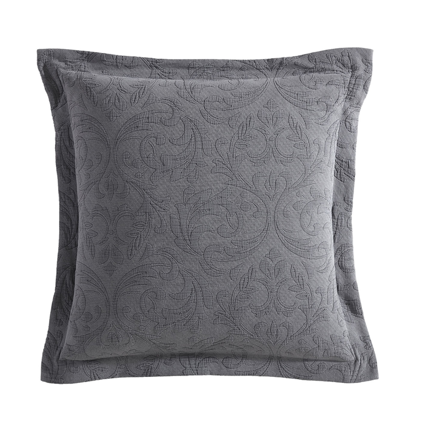 Marbella Charcoal European Pillowcase by Private Collection