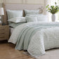 Mayfair Sage Quilt Cover Set by Private Collection