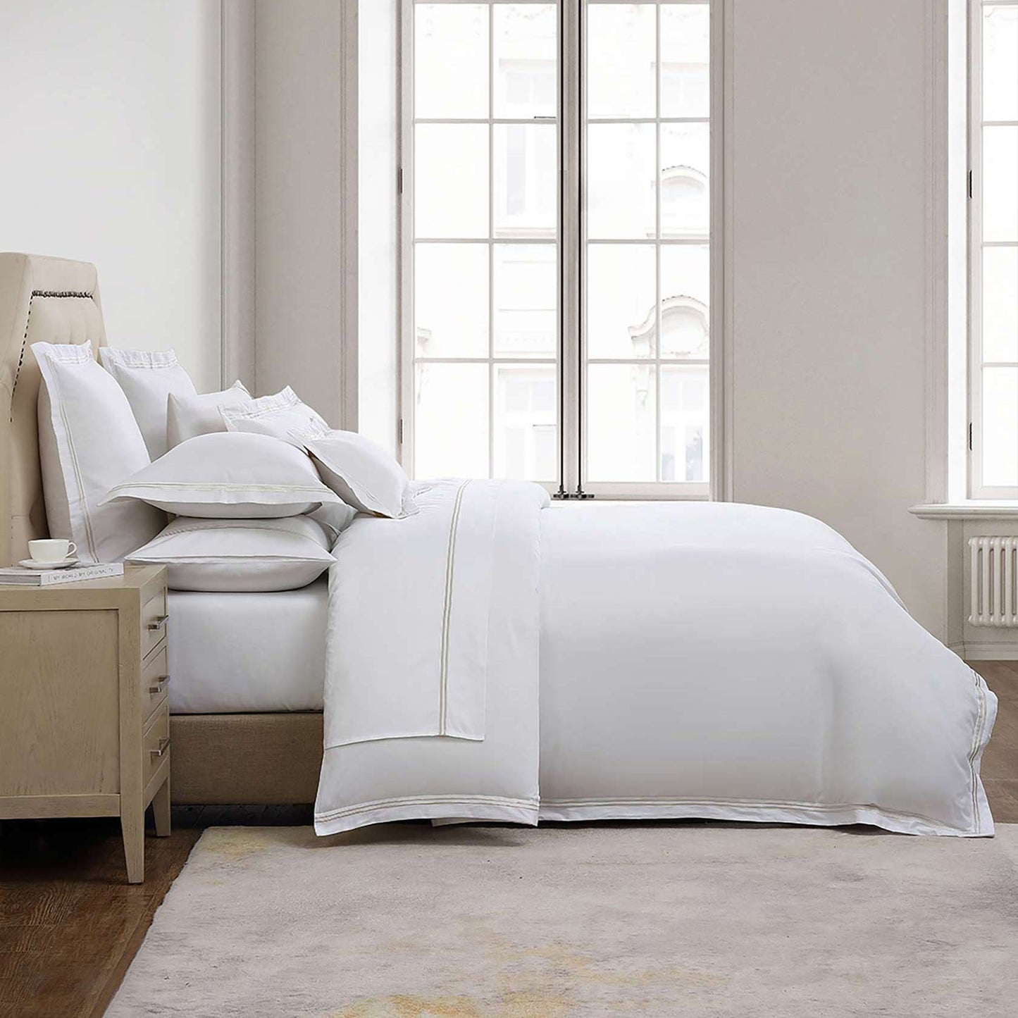 Santiago Stone Quilt Cover Set by Private Collection