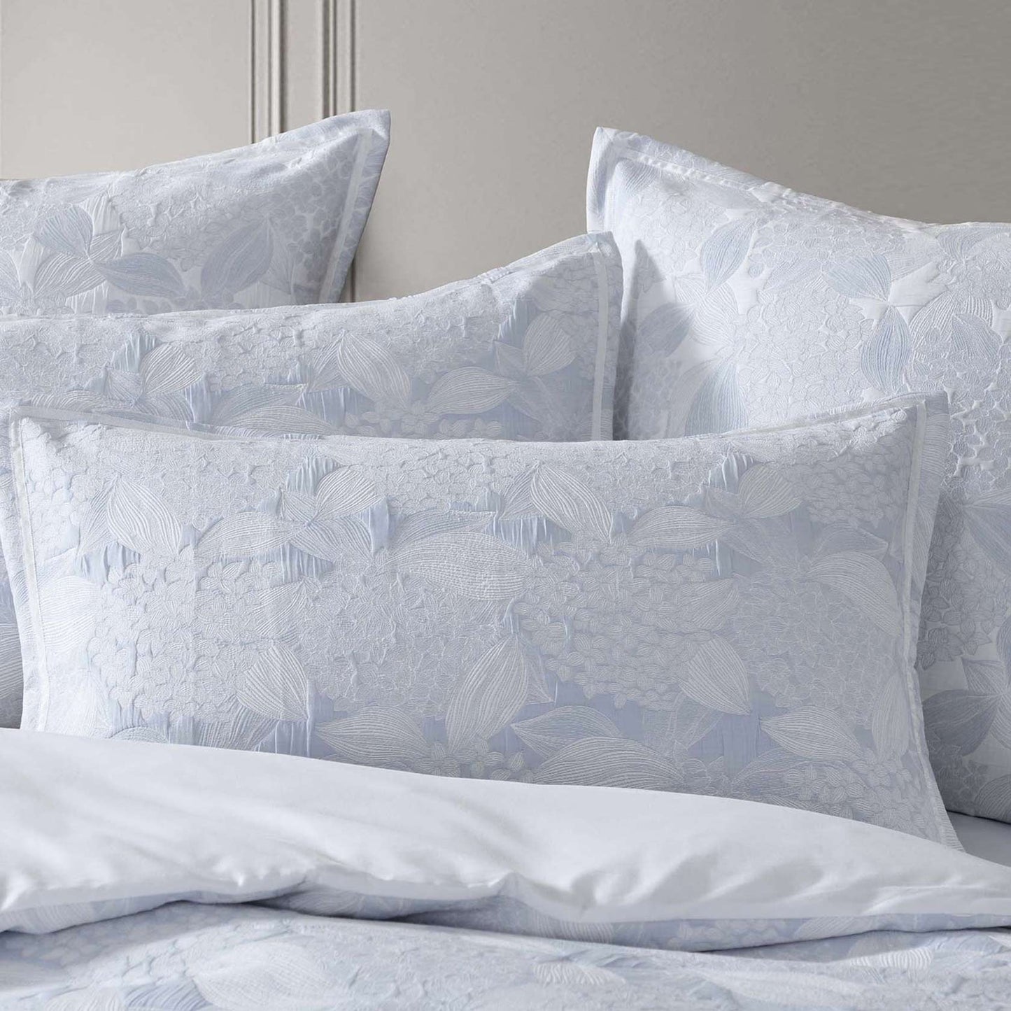 Hydrangea Chambray Quilt Cover Set by Private Collection