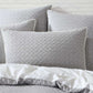 Flo Fog Quilt Cover Set by Logan and Mason Platinum