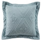 Aspen Square Sky Blue Cushion by Bianca