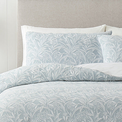 Barley Seaspray Blue Quilt Cover Set by Laura Ashley