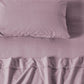 Flannelette Plain-Dyed Lavender Sheet Set by LINEN HOUSE