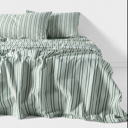 Cheyene Flannelette Stripe Sheet Set by LINEN HOUSE