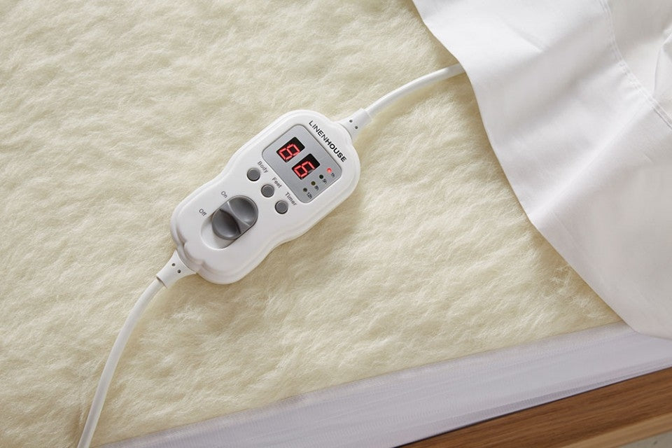 Wool Multizone Electric Blanket by Linen House