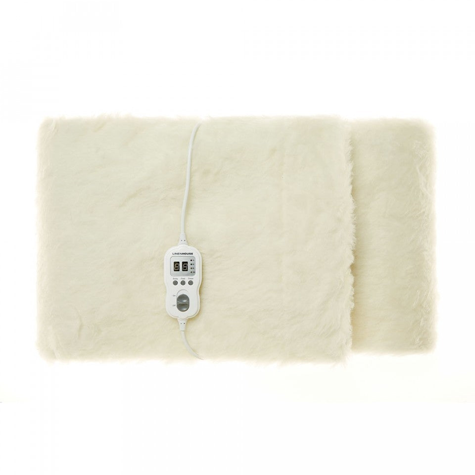 Wool Multizone Electric Blanket by Linen House