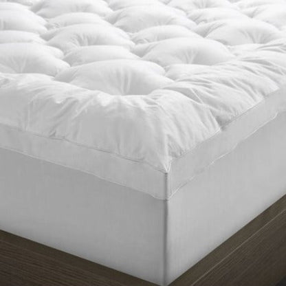 Cloud White Mattress Topper by Logan and Mason