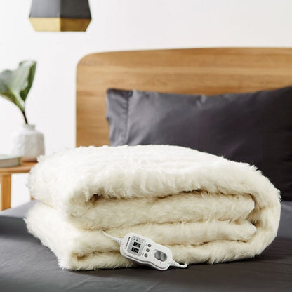 Multizone Electric Wool Blanket by Linen House