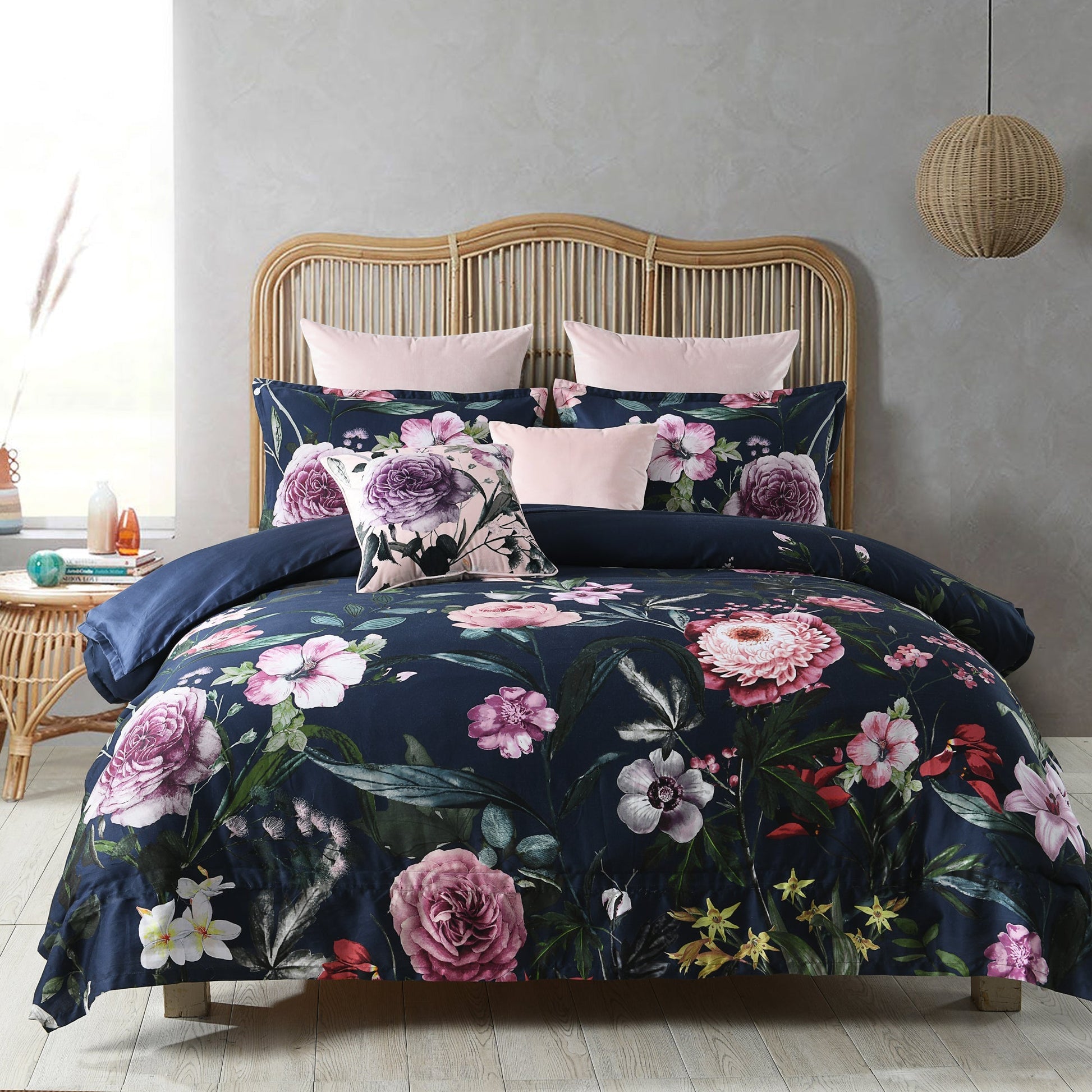 Zinnia Floral 3 Piece Quilt Set –