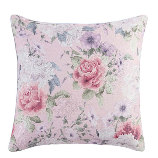 Alana Peach European Pillowcase by Platinum