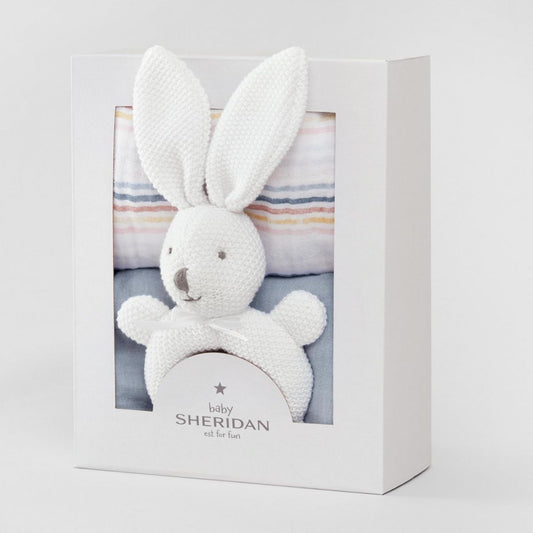 Arly Baby Gift Set Chambray by Sheridan