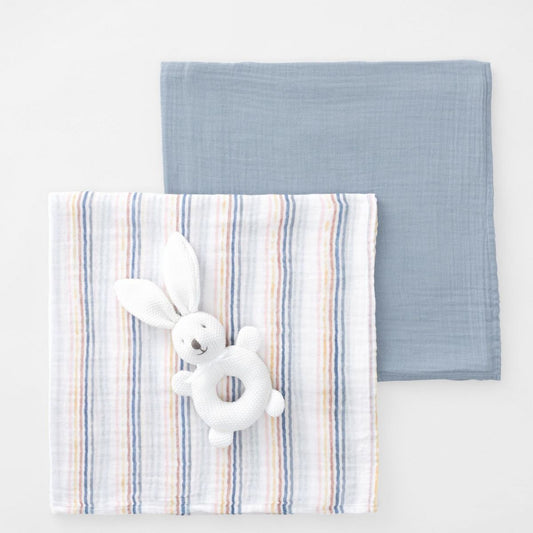 Arly Baby Gift Set Chambray by Sheridan