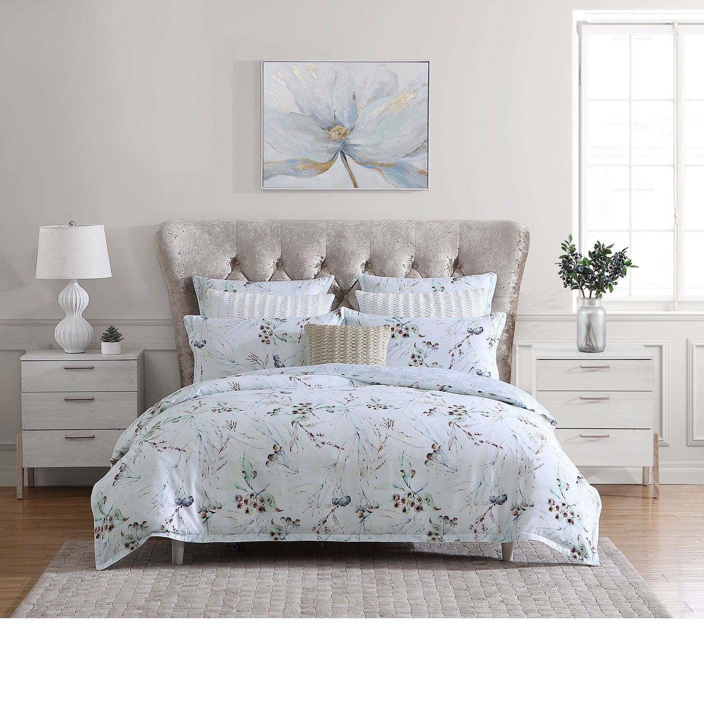 Banks Eucalyptus Quilt Cover Set by Private Collection