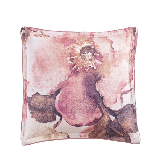 Camille Blush European Pillowcase by Private Collection