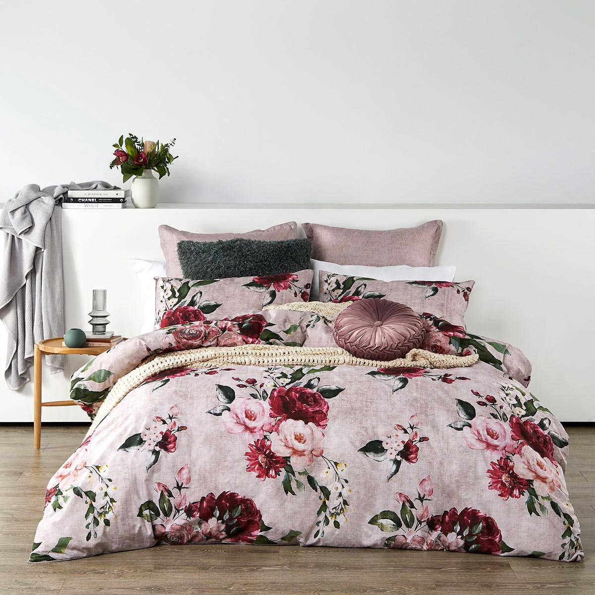 Cherub Rose Quilt Cover Set by Logan and Mason | Quilt Cover World