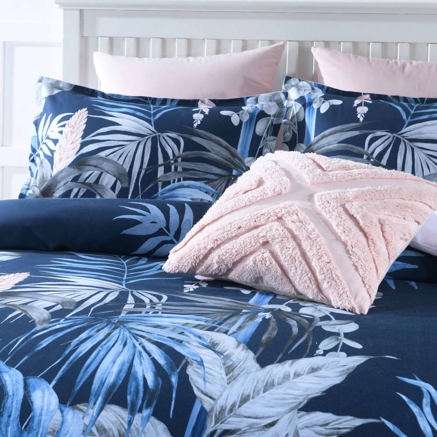 Kailua Indigo Quilt Cover Set by Bianca