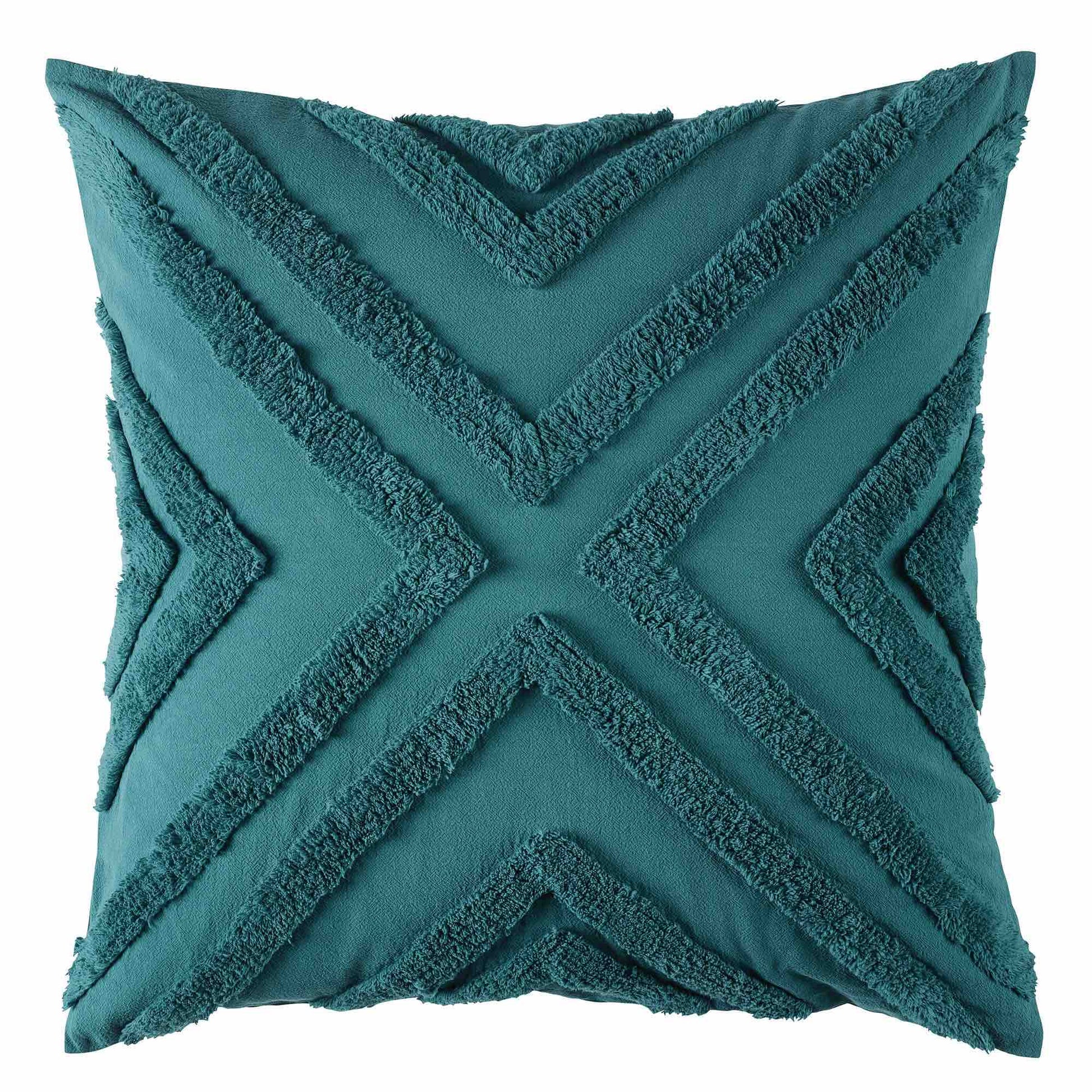 Haven European Pillowcase Teal by Bianca