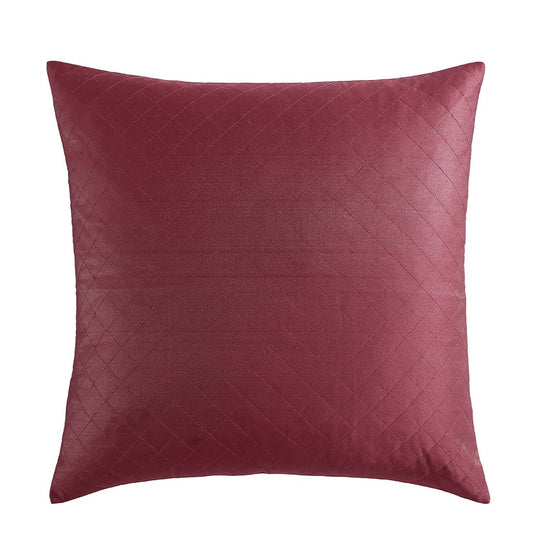 Lisbon Cabernet European Pillowcase by Logan and Mason Platinum