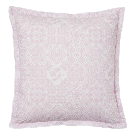 Sassie Pink European Pillowcase by Logan & Mason