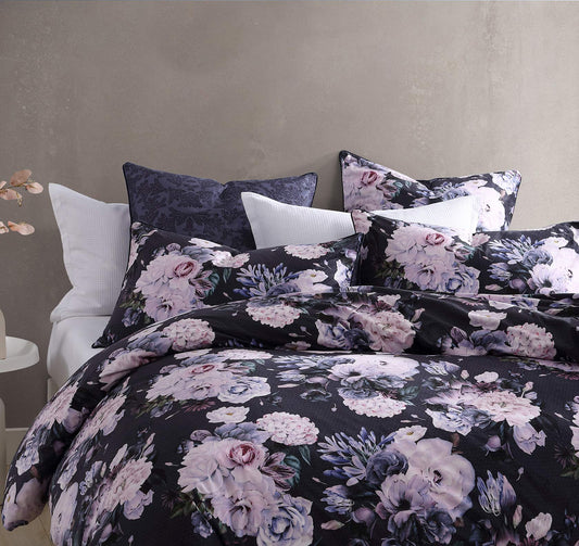 Macy Violet European Pillowcase by Logan and Mason Platinum