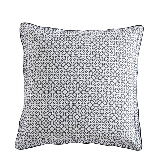 Matira Black European Pillowcase by Logan & Mason