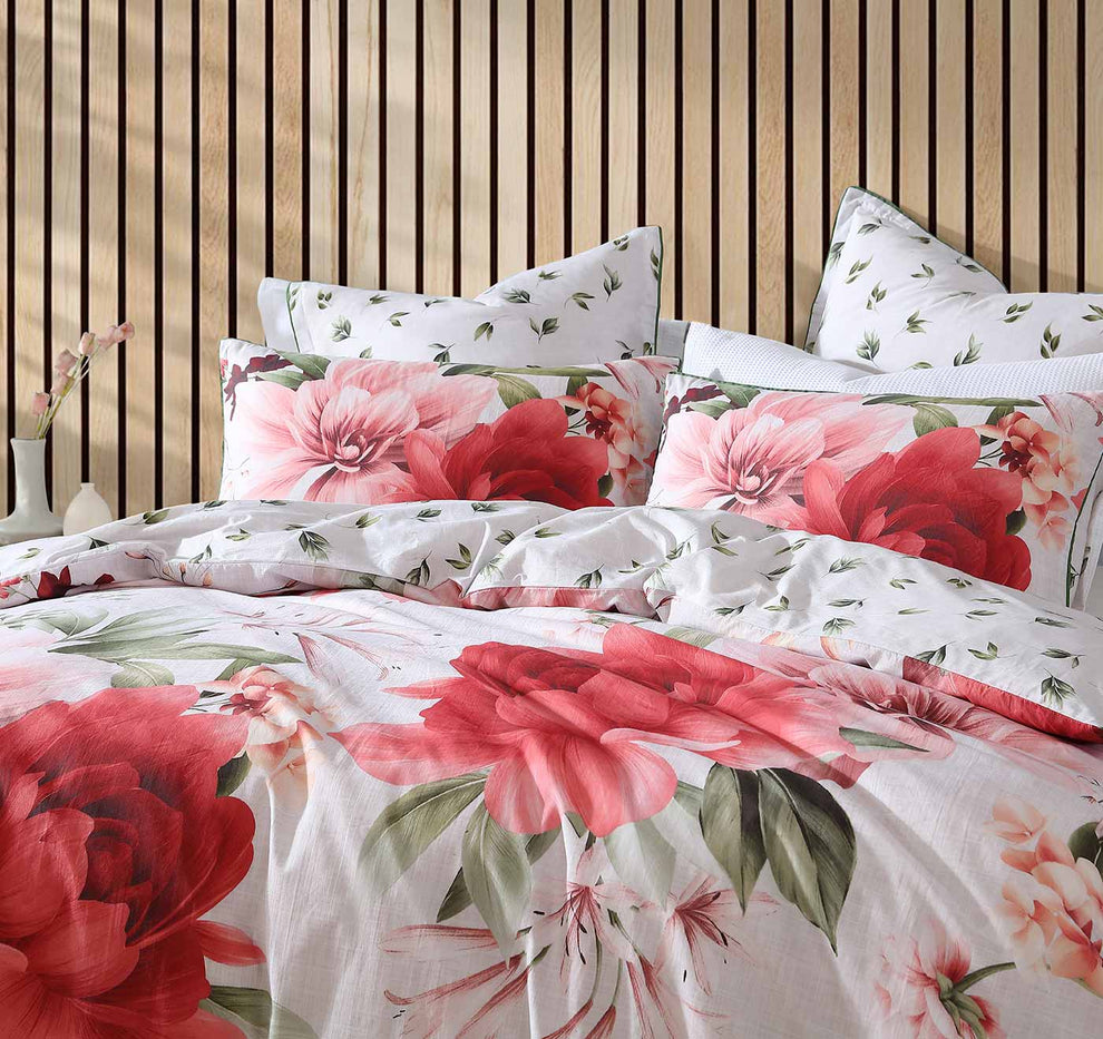 Phoebe Rose Quilt Cover Set by Logan & Mason | Quilt Cover World