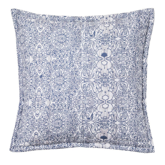 Olani Blue European Pillowcase by Private Collection