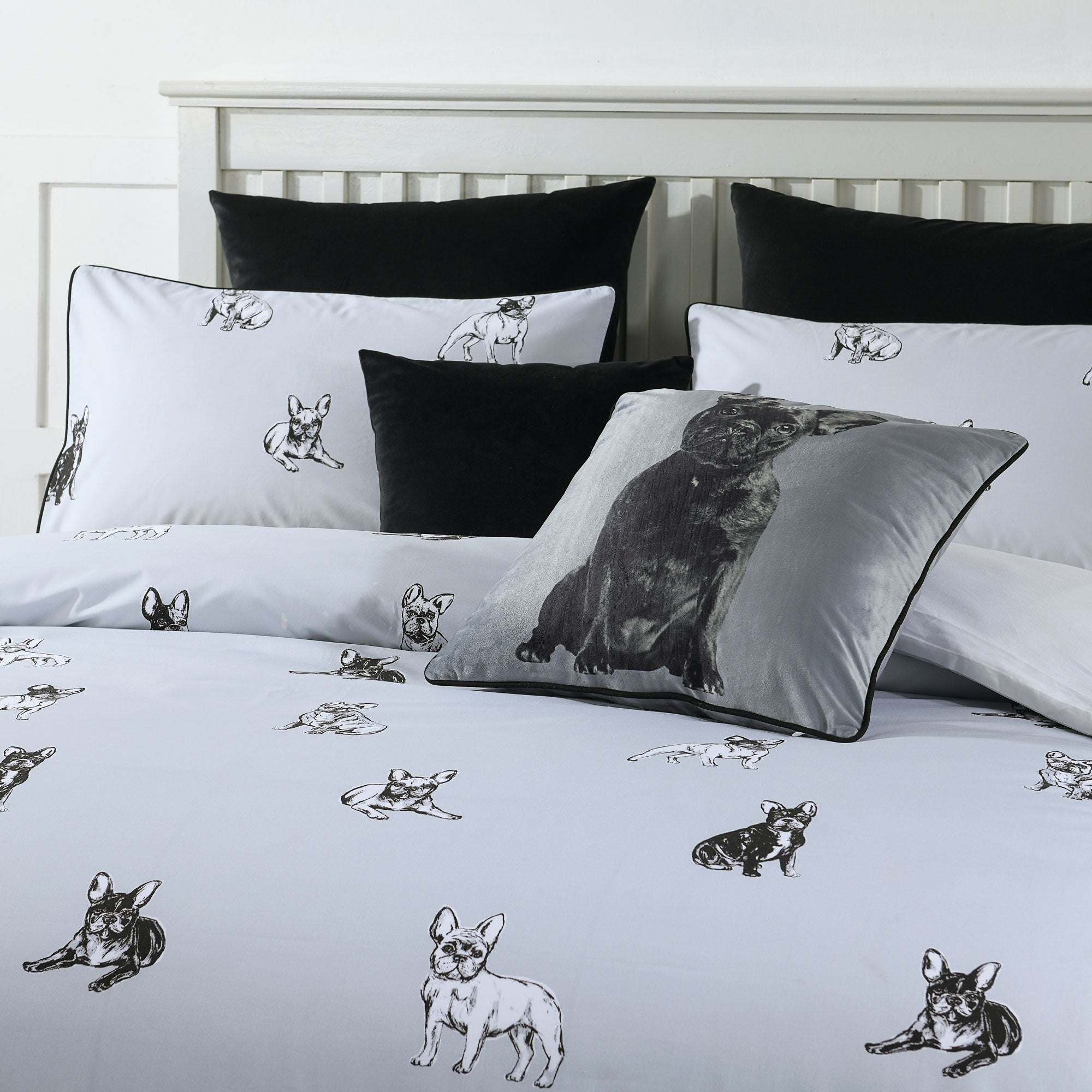 Frenchie on sale duvet cover