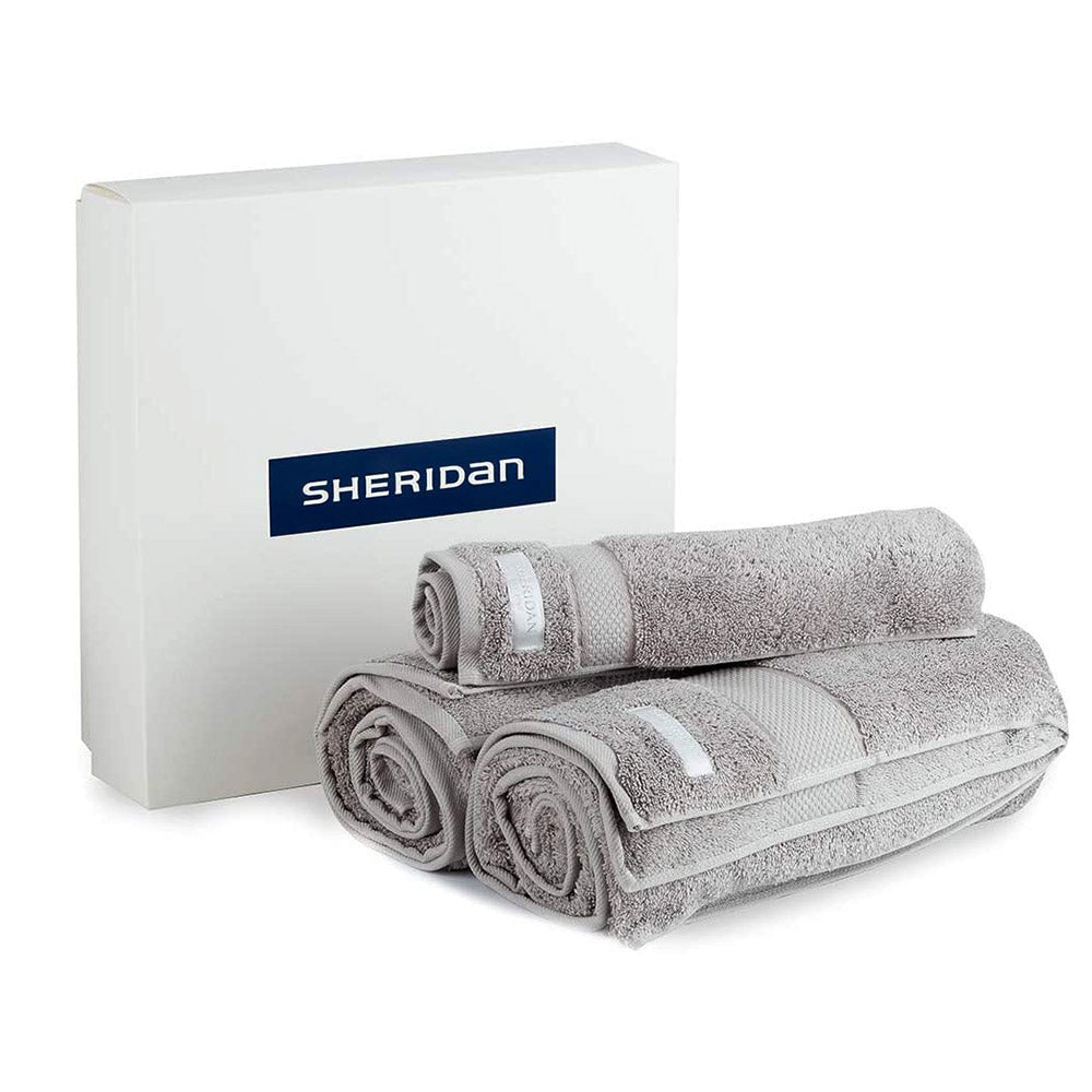 Luxury Egyptian Towel Gift Set by Sheridan Silver