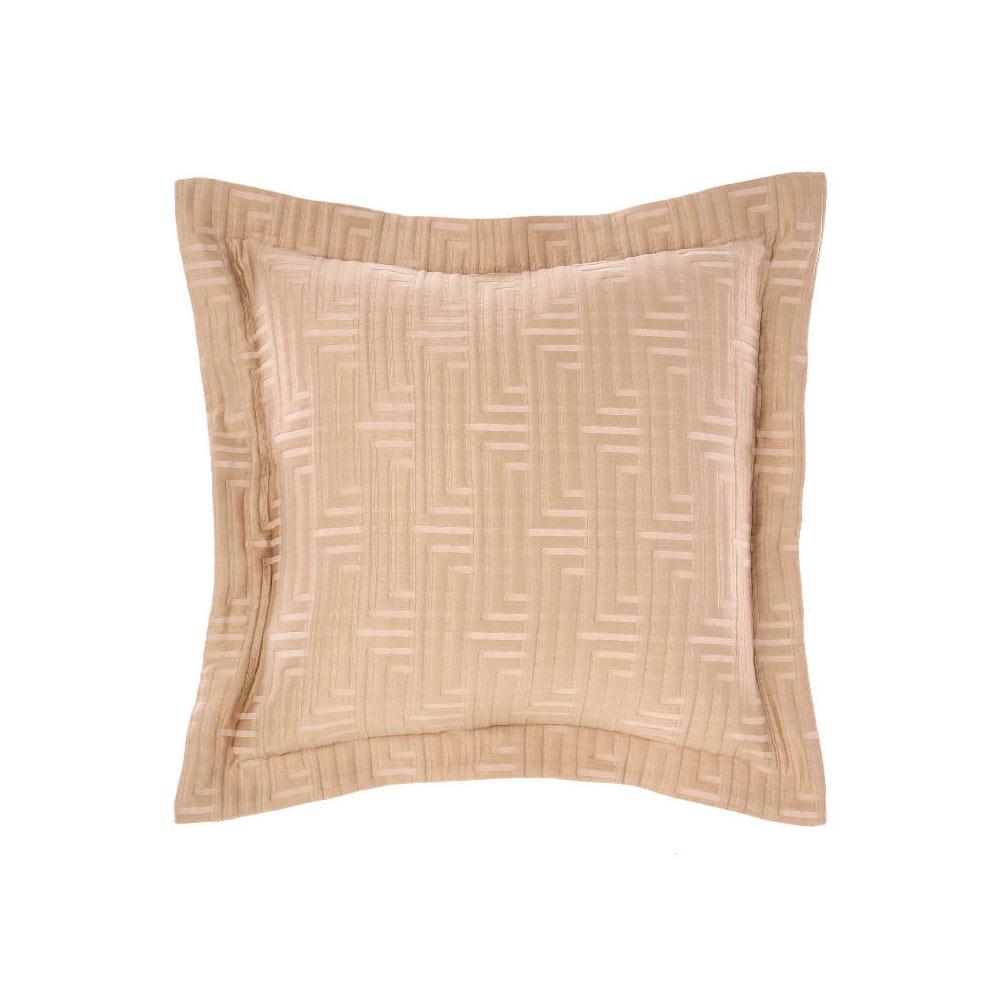 Winston Gold Cushion 48 x 48 cm by Linen House