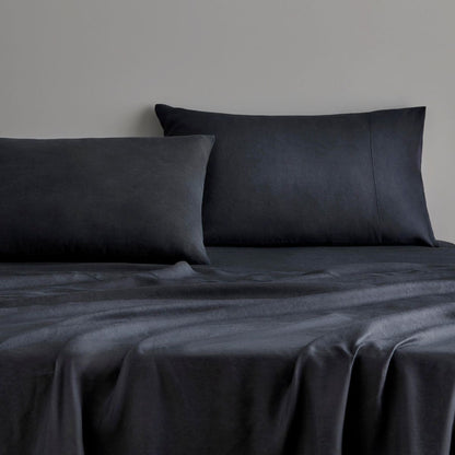 Abbotson CARBON Linen Flat Sheet by Sheridan