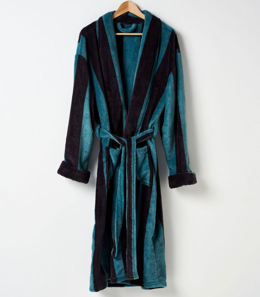 Ocean City Plush OCEAN Bathrobe by Linen House