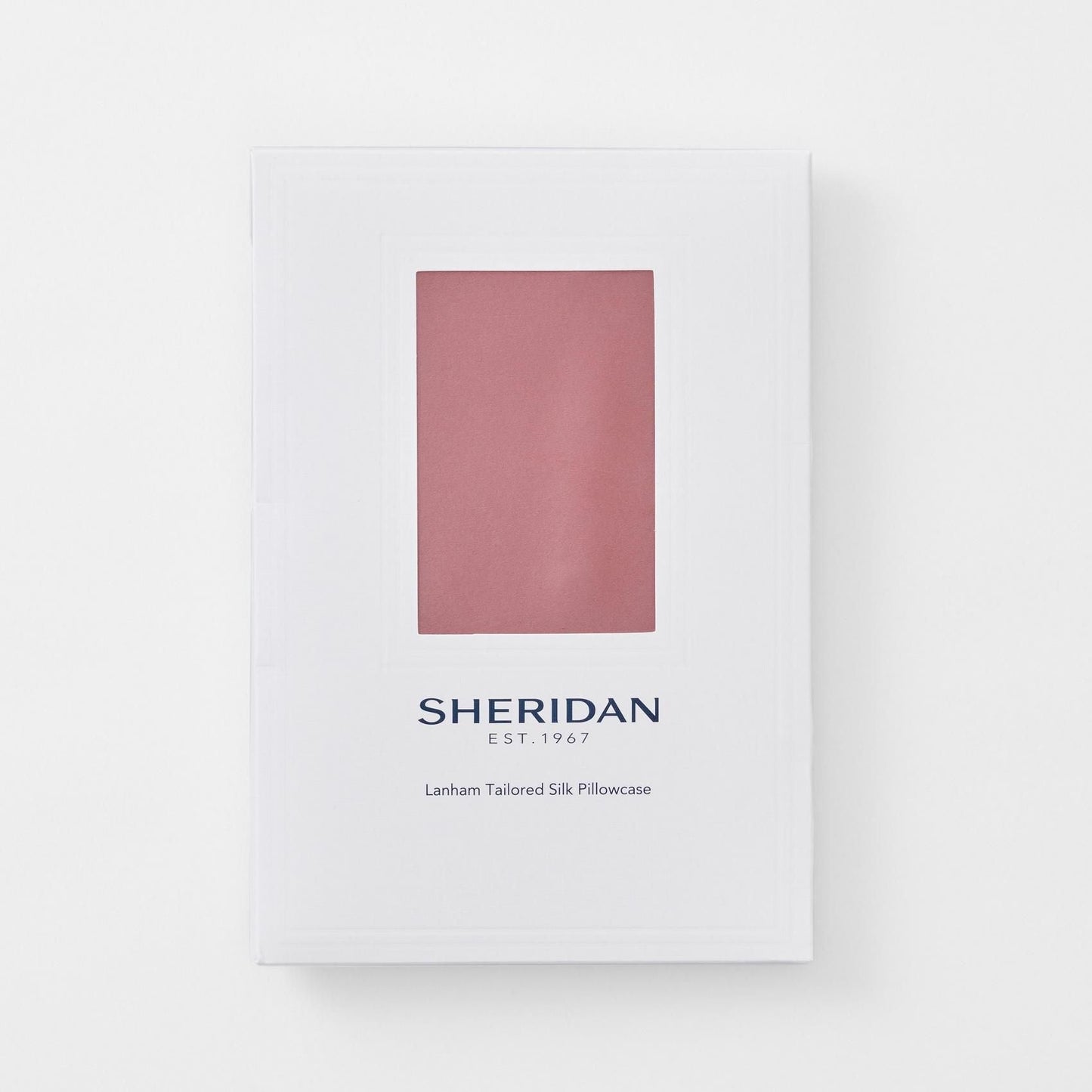 Lanham ROSE PINK TAILORED Silk Pillowcase by Sheridan